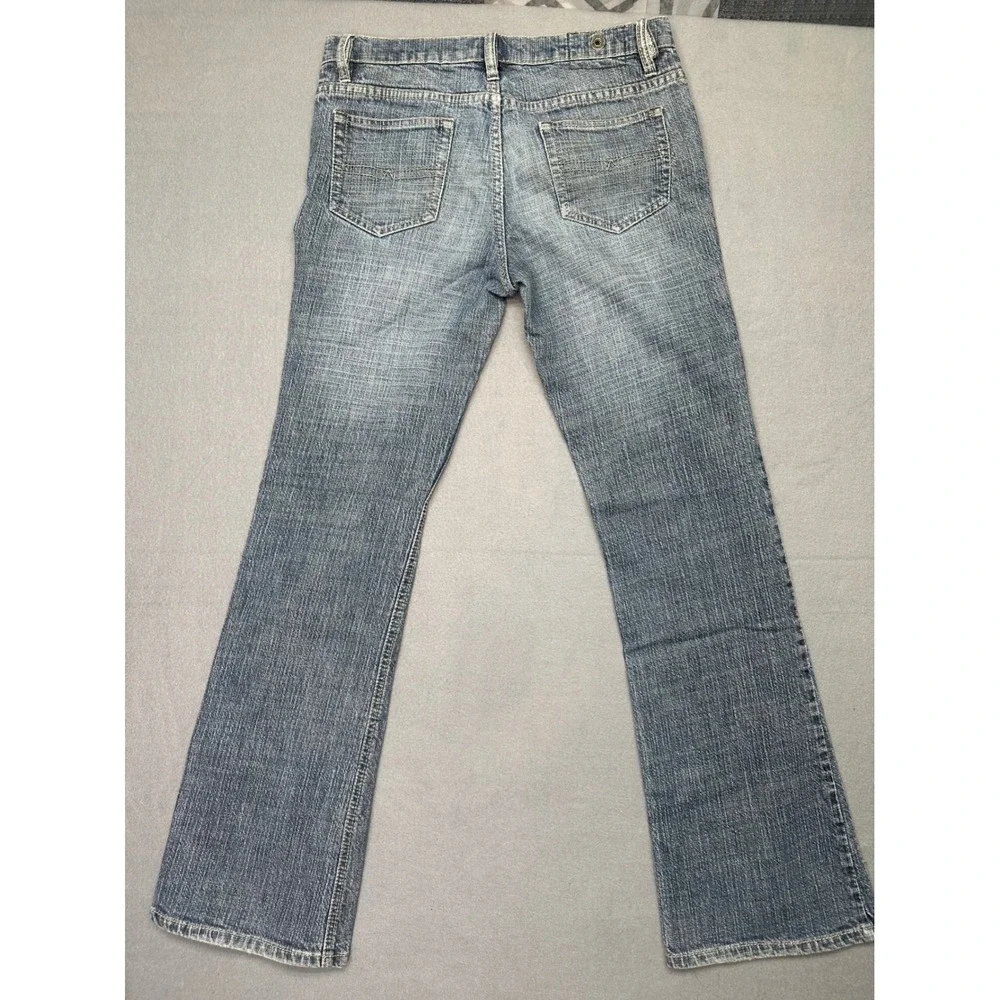 Buffalo David Bitton MOWY-X Y2K Blue‎ Bootcut Jeans Mens 31 Medium Wash Denim
